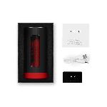 Смарт-мастурбатор LELO F1S V3 XL Red, збільшений, 2 мотори, 8 режимів, стимуляція звуковими хвилями - мініатюра 3