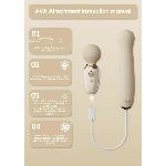 Пульсатор Zalo – AVA Attachment Ivory White для смарт-вібромасажера Zalo – AVA - мініатюра 3