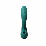 Вібратор-пульсатор з вакуумною насадкою Zalo – Talis G-Spot PulseWave Vibrator Turquoise Green - мініатюра 6