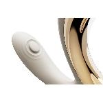 Вібратор-пульсатор з вакуумною насадкою Zalo – Talis G-Spot PulseWave Vibrator Ivory White - мініатюра 4