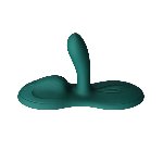 Sit-on-top смарт-вібратор Zalo – Flora Smart Vibrating Pad Turquoise Green, 9 моторів - мініатюра 1