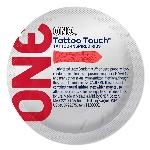 Набір презервативів ONE Tattoo Touch, 100 шт, з рельєфом у вигляді тату, 3 різновиди, паковання-тубус - мініатюра 5