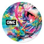 Набір презервативів ONE Classic Select Artist Collection, 100 шт, зі змазкою, паковання-тубус - мініатюра 5