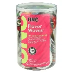 Набір ароматизованих презервативів ONE FlavorWaves, 100 шт, 6 ароматів, 6 кольорів, паковання-тубус - мініатюра 1
