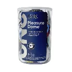 Набір презервативів ONE Pleasure Dome, 100 шт, гладенькі, з розширеною головкою, паковання-тубус - мініатюра 1