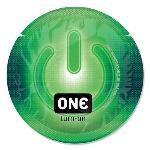 Презерватив ONE Glowing Pleasures, 1 шт, світиться в темряві, зі змазкою - мініатюра 4