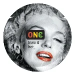 Презерватив ONE Color Sensations ONE likes it hot, 1 шт, червоний, гладенький, зі змазкою - мініатюра 1