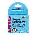Презервативи ONE Super Sensitive, 3 шт, гладенькі, з додатковою змазкою, картонне паковання - мініатюра 1