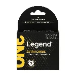 Презервативи ONE Legend XL, 3 шт, збільшений розмір, розширення на кінці, картонне паковання - мініатюра 1
