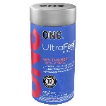 Презервативи ONE Ultra Feel, ультратонкі, з додатковою змазкою, 10 шт, подарункове паковання-тубус - мініатюра 1