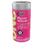 Ароматизовані презервативи ONE FlavorWaves, 12 шт, 6 ароматів, 6 кольорів, подарункове паковання-тубус - мініатюра 1