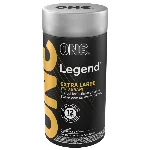 Презервативи ONE Legend XL, 12 шт, збільшений розмір, розширення на кінці, подарункове паковання-тубус - мініатюра 1