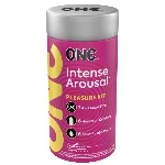 Подарунковий набір ONE Intense Arousal, у комплекті 6 презервативів, 6 саше з лубрикантом, віброкільце - мініатюра 1