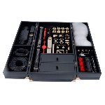 БДСМ-набір LOCKINK All-in-1 BDSM Play Kit, чорний, шкіра з тисненням, предмети для бондажу, шибарі, ваксплею - мініатюра 8
