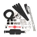 БДСМ-набір LOCKINK Bondage & Restraint Black Set - мініатюра 9