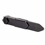 Регульована шльопалка LOCKINK Adjustable Slapper for Impact Play, чорна, натуральна шкіра - мініатюра 8