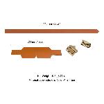 Маска на очі LOCKINK Blindfold Kit, коричнева, натуральна шкіра, регульований обсяг - мініатюра 9