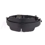 Маска на очі LOCKINK Blindfold Kit, чорна, натуральна шкіра, регульований обсяг - мініатюра 1