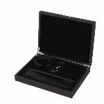 Маска на очі LOCKINK Blindfold Kit, чорна, натуральна шкіра, регульований обсяг - мініатюра 7
