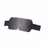 Маска на очі LOCKINK Blindfold Kit, чорна, натуральна шкіра, регульований обсяг - мініатюра 5