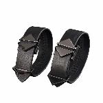 Набір для бондажу LOCKINK 8-Bondage-Straps Restraint Set, чорний 8 ременів з натуральної шкіри - мініатюра 4