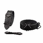 Фіксатори для рук та ніг LOCKINK Wristcuffs/Anklecuffs, чорні, натуральна шкіра - мініатюра 2