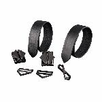 Фіксатори для рук та ніг LOCKINK Wristcuffs/Anklecuffs, чорні, натуральна шкіра - мініатюра 3