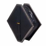 Сумка для секс-іграшок LOCKINK Mysterious Square Kink Bag, чорна, набір для бондажу в комплекті - мініатюра 4