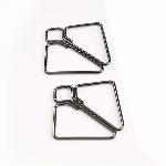 Затискачі для сосків з важкою підвіскою LOCKINK Nipple Clamps with Heavy Pendant, сріблясті - мініатюра 2
