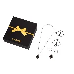 Затискачі для сосків з важкою підвіскою LOCKINK Nipple Clamps with Heavy Pendant, сріблясті - мініатюра 1