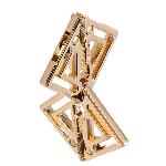 Затискачі для сосків з важкою підвіскою LOCKINK Adjustable Nipple Clamps with Heavy Pendant, під золото - мініатюра 5
