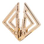 Затискачі для сосків з важкою підвіскою LOCKINK Adjustable Nipple Clamps with Heavy Pendant, під золото - мініатюра 2
