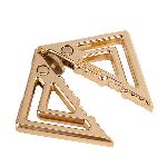 Затискачі для сосків з важкою підвіскою LOCKINK Adjustable Nipple Clamps with Heavy Pendant, під золото - мініатюра 3