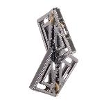 Затискачі для сосків з важкою підвіскою LOCKINK Adjustable Nipple Clamps with Heavy Pendant, під срібло - мініатюра 5