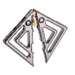 Затискачі для сосків з важкою підвіскою LOCKINK Adjustable Nipple Clamps with Heavy Pendant, під срібло - мініатюра 4