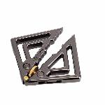 Затискачі для сосків з легкою підвіскою LOCKINK Adjustable Nipple Clamps with Light Pendant, сріблясті - мініатюра 6