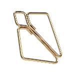 Затискачі для сосків LOCKINK Minimalism Nipple Clamps, золотисті - мініатюра 5