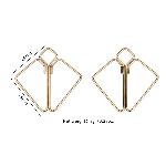 Затискачі для сосків LOCKINK Minimalism Nipple Clamps, золотисті - мініатюра 8
