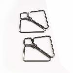 Затискачі для сосків LOCKINK Minimalism Nipple Clamps, сріблясті - мініатюра 2
