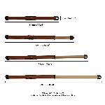 Фіксатор-розпірка LOCKINK Adjustable Spreader Bar Set, коричневий, шкіряний, ремені для шиї, рук/ніг - мініатюра 7