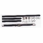 Фіксатор-розпірка LOCKINK Adjustable Spreader Bar Set, чорний, шкіряний, ремені для шиї, рук/ніг - мініатюра 6
