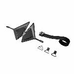 Маска на очі LOCKINK Vixen Blindfold, чорна, натуральна шкіра, регульований обсяг - мініатюра 2