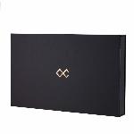 Маска на очі LOCKINK Vixen Blindfold, чорна, натуральна шкіра, регульований обсяг - мініатюра 4