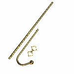 Анальний гак LOCKINK Golden Adjustable Anal Hook Set - мініатюра 6