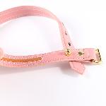 Нашийник з повідцем LOCKINK SEVANDA Love Heart Butterfly Leather Collar Set, рожевий, з бантом - мініатюра 7