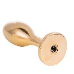 Металева анальна пробка з хутряним хвостом LOCKINK SEVANDA White Fox-Tail Anal Rose-shape Plug - мініатюра 4