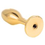 Металева анальна пробка Кролячий хвост LOCKINK SEVANDA White Bunny-Tail Anal Rose-shape Plug - мініатюра 6