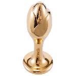 Анальна пробка з флогером LOCKINK SEVANDA White Pony-Tail Anal Rose-shape Plug - мініатюра 6