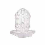 Клітка для пеніса LOCKINK SEVANDA Plastic Penis Chastity Cage, прозора, 3 кільця різних розмірів - мініатюра 8