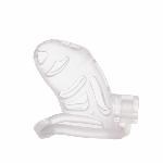 Клітка для пеніса LOCKINK SEVANDA Plastic Penis Chastity Cage, прозора, 3 кільця різних розмірів - мініатюра 5